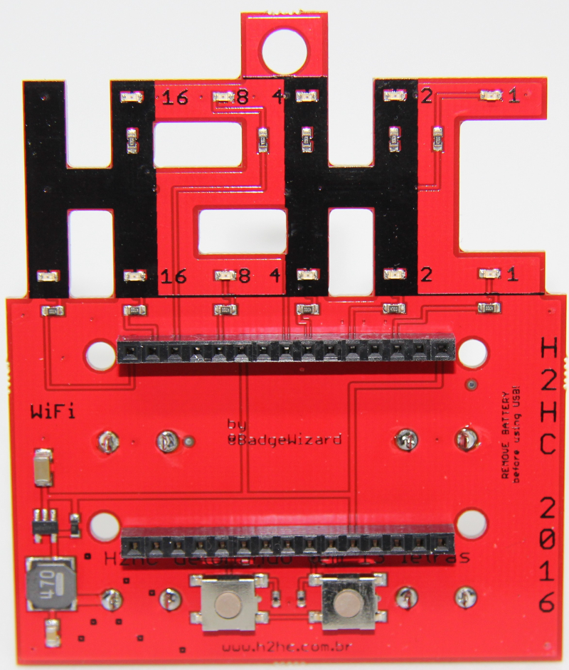 H2HC 2016 Badge Front