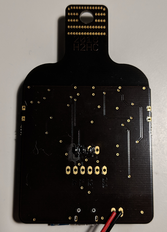 H2HC 2018 Badge Back
